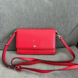Michael kors small red bag
